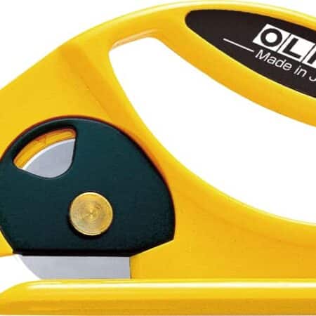 OLFA 45mm Rolled Material Cutter (45-C) - Rotary Blade Utility Knife w/ Solid Base & Large - Image 2